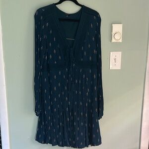 Chic Teal Long-Sleeve Dress size 1